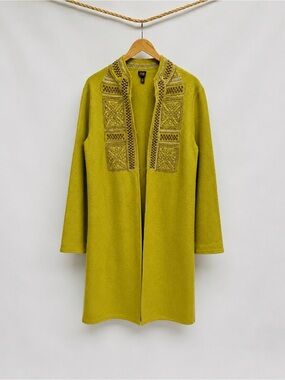 Boo Gemes Embellished Wool Tunic / Cardigan